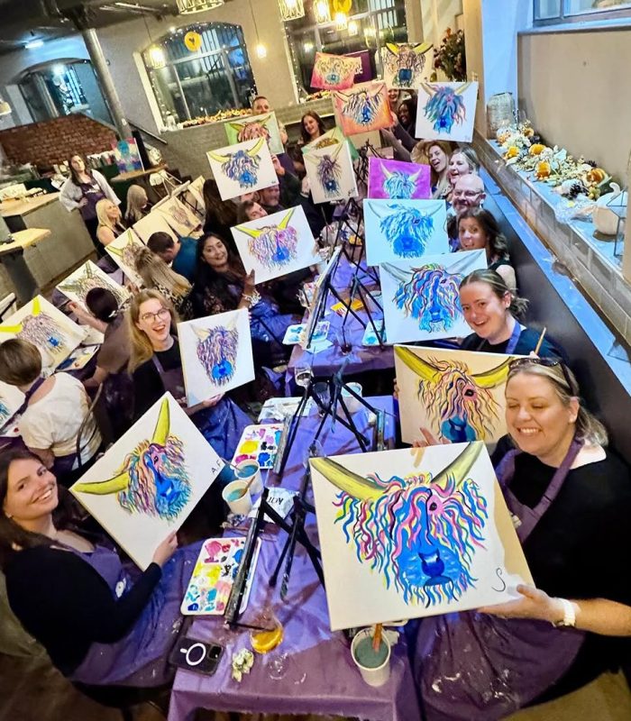 paint-and-sip-RainbowCow-painting (3)